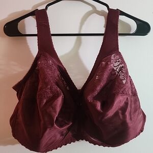 Glamorise Magic Lift Original Support WireFree Maroon Bra-1000